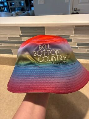 Lainey Wilson Bell Bottom Country Rainbow reversible Bucket Hat